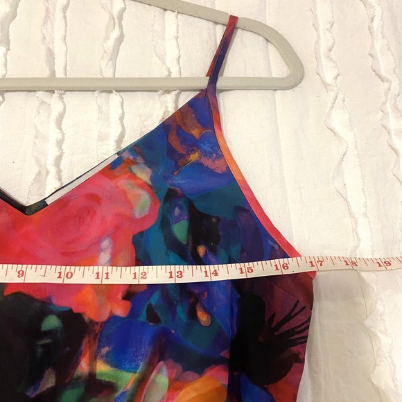 Amanda Uprichard Women's Strappy Summer Floral Wrap Dress Vacation Style SZ SM - Picture 13 of 14